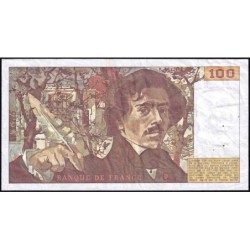 F 68-02 - 1978 - 100 francs - Delacroix - Série M.2 - Etat : TB+