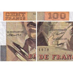 F 68-02 - 1978 - 100 francs - Delacroix - Série Q.2 - Etat : TB