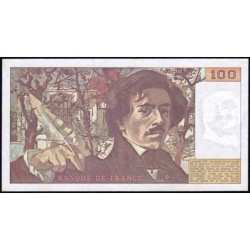 F 68-02 - 1978 - 100 francs - Delacroix - Série R.2 - Etat : TTB+