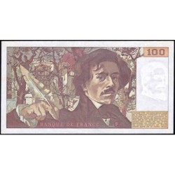 F 68-02 - 1978 - 100 francs - Delacroix - Série R.2 - Etat : SUP