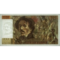 F 68-03 - 1978 - 100 francs - Delacroix - Série C.3 - Etat : SUP