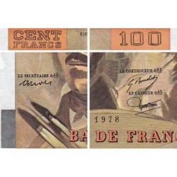 F 68-03 - 1978 - 100 francs - Delacroix - Série D.3 - Etat : TTB+