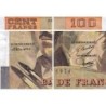 F 69-01c - 1978 - 100 francs - Delacroix - Série B.4 - Etat : TB+