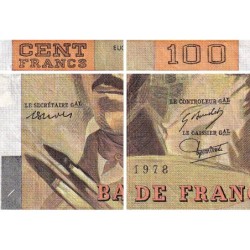 F 69-01c - 1978 - 100 francs - Delacroix - Série R.4 - Etat : TB