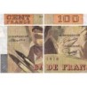 F 69-01c - 1978 - 100 francs - Delacroix - Série R.4 - Etat : TB