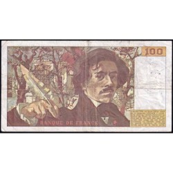 F 69-01d - 1978 - 100 francs - Delacroix - Série K.5 - Etat : TB