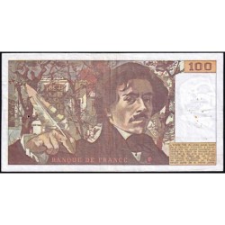 F 69-01d - 1978 - 100 francs - Delacroix - Série Y.5 - Etat : TTB-