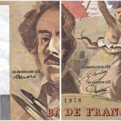 F 69-01d - 1978 - 100 francs - Delacroix - Série U.6 - Etat : TTB-