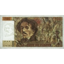 F 69-01d - 1978 - 100 francs - Delacroix - Série U.6 - Etat : TTB-