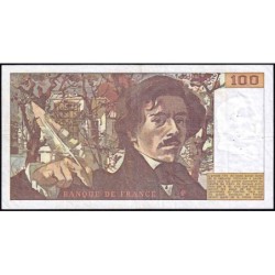 F 69-01d - 1978 - 100 francs - Delacroix - Série S.7 - Etat : TTB-