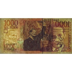 Colombie - Pick 456t - 1'000 pesos - Sans série - 19/08/2015 - Etat : NEUF
