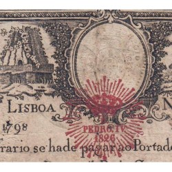 Portugal - Pick 28b - 10'000 reis - 1826 - Etat : TB