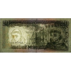 Portugal - Pick 167_2 - 20 escudos - Série BCK - 26/05/1964 - Etat : TTB