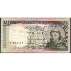 Portugal - Pick 167_3 - 20 escudos - Série BTB - 26/05/1964 - Etat : TB-