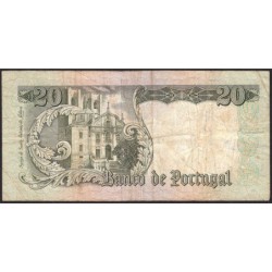 Portugal - Pick 167_4b - 20 escudos - Série CHD - 26/05/1964 - Etat : TB