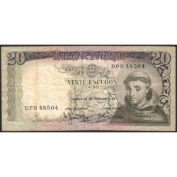 Portugal - Pick 167_5 - 20 escudos - Série DPH - 26/05/1964 - Etat : TB-