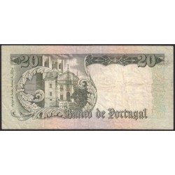 Portugal - Pick 167_6 - 20 escudos - Série CJJ - 26/05/1964 - Etat : TB-