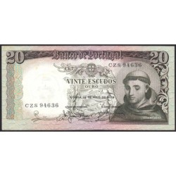Portugal - Pick 167_7 - 20 escudos - Série CZS - 26/05/1964 - Etat : SPL
