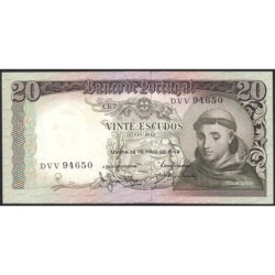Portugal - Pick 167_7 - 20 escudos - Série DVV - 26/05/1964 - Etat : pr.NEUF