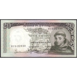 Portugal - Pick 167_7 - 20 escudos - Série ECD - 26/05/1964 - Etat : SUP+