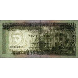 Portugal - Pick 167_7 - 20 escudos - Série ECD - 26/05/1964 - Etat : SUP+