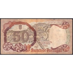 Portugal - Pick 168_a1 - 50 escudos - Série LX - 26/02/1964 - Etat : TB-