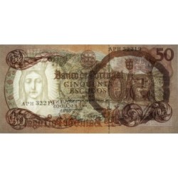Portugal - Pick 168_a1 - 50 escudos - Série APH - 26/02/1964 - Etat : TTB