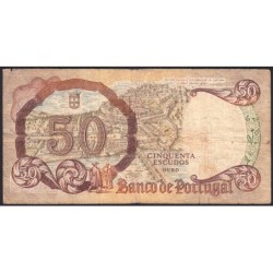 Portugal - Pick 168_a1 - 50 escudos - Série BXX - 26/02/1964 - Etat : B