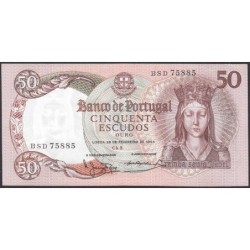 Portugal - Pick 168_a2 - 50 escudos - Série BSD - 26/02/1964 - Etat : SUP
