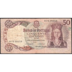 Portugal - Pick 168_a4b - 50 escudos - Série BCM - 26/02/1964 - Etat : B