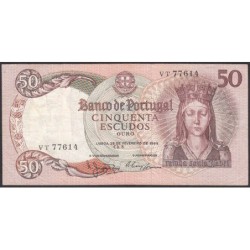 Portugal - Pick 168_a5 - 50 escudos - Série VT - 26/02/1964 - Etat : TB+