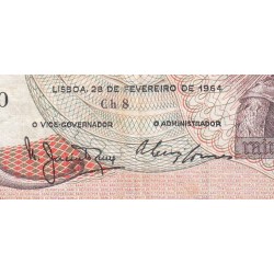 Portugal - Pick 168_a5 - 50 escudos - Série BFT - 26/02/1964 - Etat : TB