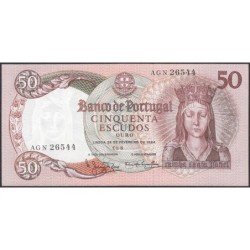Portugal - Pick 168_a6 - 50 escudos - Série AGN - 26/02/1964 - Etat : SPL+