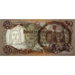 Portugal - Pick 168_a6 - 50 escudos - Série AGN - 26/02/1964 - Etat : SPL+