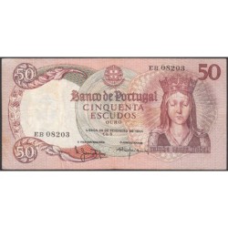 Portugal - Pick 168_a7 - 50 escudos - Série EB - 26/02/1964 - Etat : TB