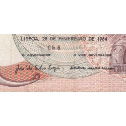 Portugal - Pick 168_b6 - 50 escudos - Série CGK - 26/02/1964 - Etat : TB