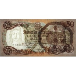 Portugal - Pick 168_a1 - 50 escudos - Série B - 26/02/1964 - Etat : NEUF