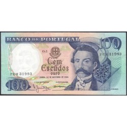 Portugal - Pick 169a_a2 - 100 escudos - Série CVJ - 30/11/1965 - Etat : SUP-
