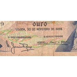 Portugal - Pick 169a_a3 - 100 escudos - Série BTV - 30/11/1965 - Etat : B