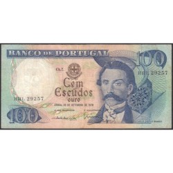 Portugal - Pick 169b_5 - 100 escudos - Série HHL - 20/09/1978 - Etat : TB
