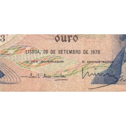 Portugal - Pick 169b_5 - 100 escudos - Série HXL - 20/09/1978 - Etat : B+