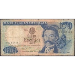 Portugal - Pick 169b_6 - 100 escudos - Série HTZ - 20/09/1978 - Etat : B