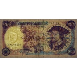 Portugal - Pick 170a_1 - 500 escudos - Série EPX - 25/01/1966 - Etat : TTB