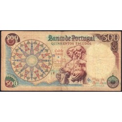 Portugal - Pick 170a_3 - 500 escudos - Série EDV - 25/01/1966 - Etat : TB