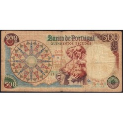 Portugal - Pick 170a_6 - 500 escudos - Série CT - 25/01/1966 - Etat : B+