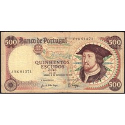 Portugal - Pick 170b_1 - 500 escudos - Série JTK - 06/09/1979 - Etat : TB