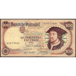 Portugal - Pick 170b_5 - 500 escudos - Série KJH - 06/09/1979 - Etat : TB