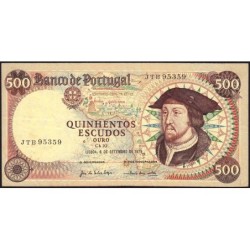 Portugal - Pick 170b_6 - 500 escudos - Série JTB - 06/09/1979 - Etat : TTB