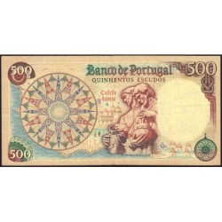 Portugal - Pick 170b_6 - 500 escudos - Série JTB - 06/09/1979 - Etat : TTB
