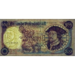 Portugal - Pick 170b_6 - 500 escudos - Série JTB - 06/09/1979 - Etat : TTB